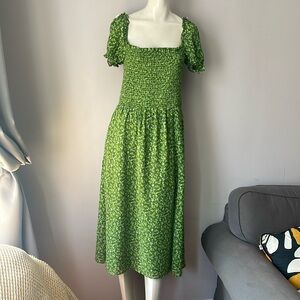 Reformation Inka Midi Floral Dress